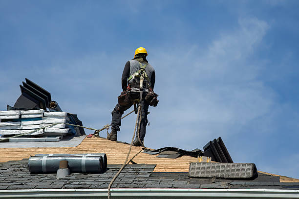 Professional Roofing technician working in Mount Jackson, VA